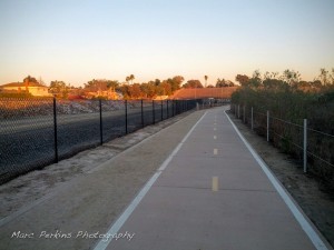 This paved trail connects Placentia to the Santa Ana River Trail; it's quite nice.