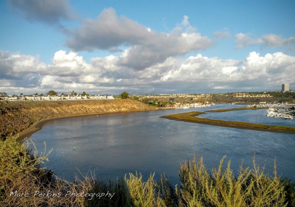 Newport Back Bay seen from Castaways Park.