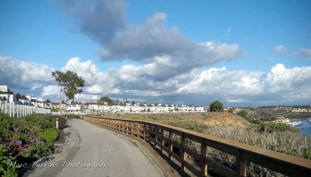 The Clifftop bike trail that leads from Castaways Park to Santiago Drive.