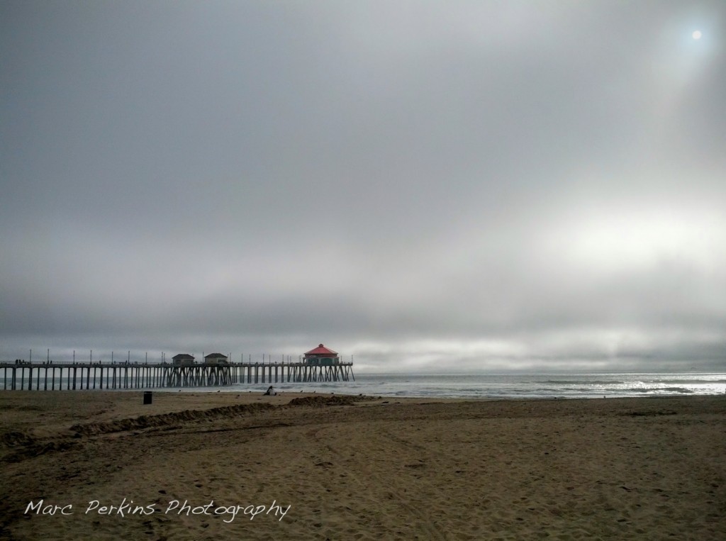 Huntington Beach Pier, when I first arrived.