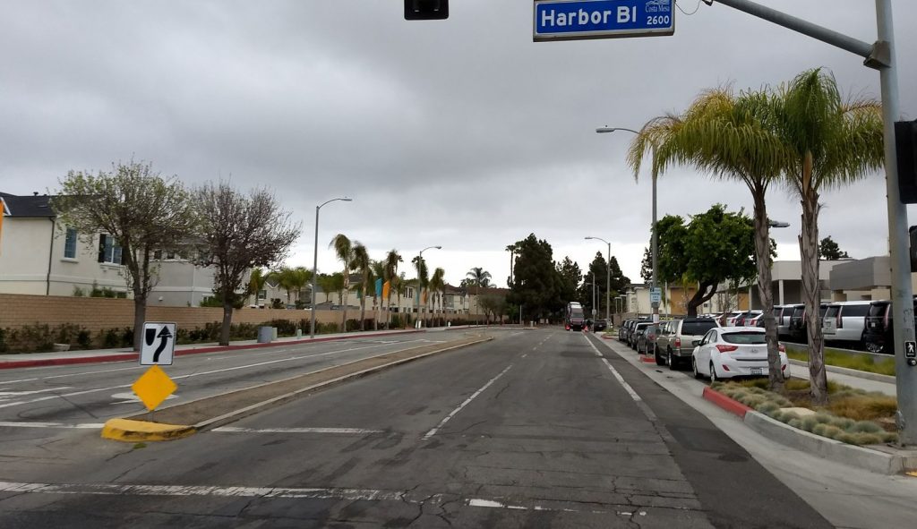 The Western end of Merrimac Way had no improvements during the demonstration.